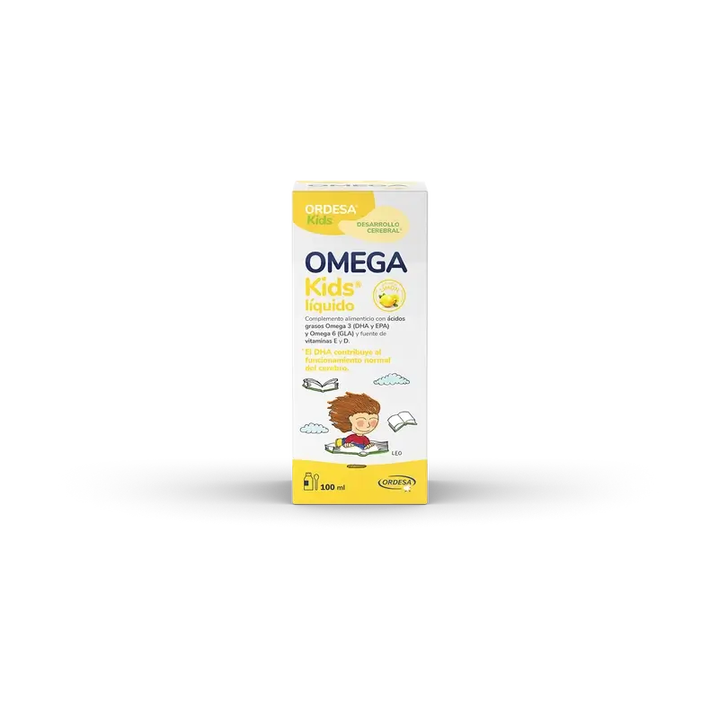 Omegakids Emulsione aromatizzata al limone, 100 ml