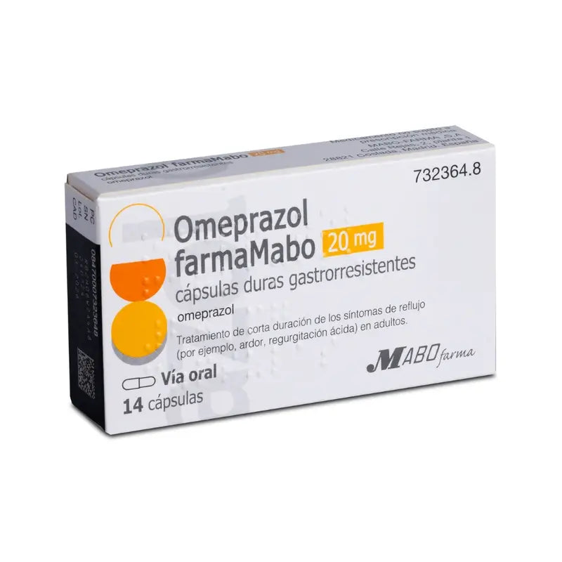 Omeprazolo Farmamabo 20 mg, 14 capsule, Gastroresistente