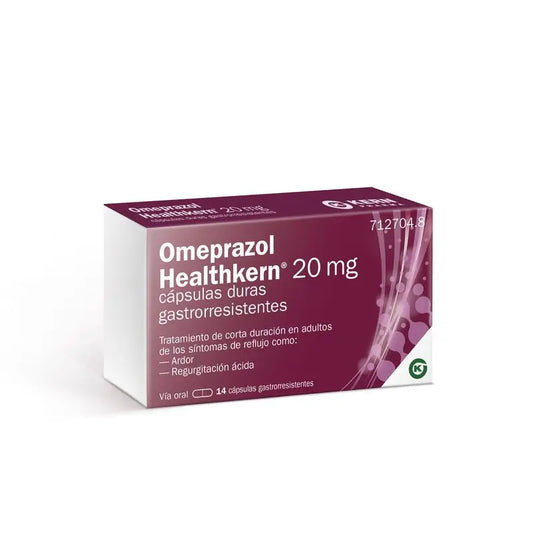 Omeprazolo Healthkern 20 mg Confezione in blister, 14 capsule gastroresistenti