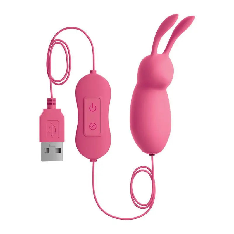 Omg Cute Rabbit potente vibratore rosa Usb