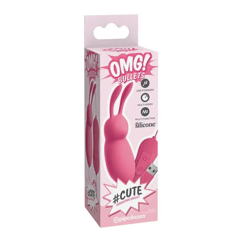 Omg Cute Rabbit potente vibratore rosa Usb