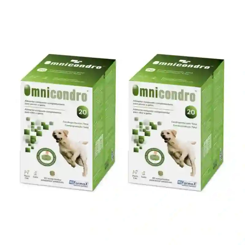 Omnicondro 20 Condroprotettore per cani, 2X60 compresse