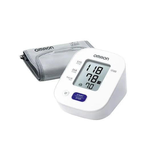 Misuratore di pressione da braccio superiore Omron M2 Misuratore di pressione da braccio superiore di base