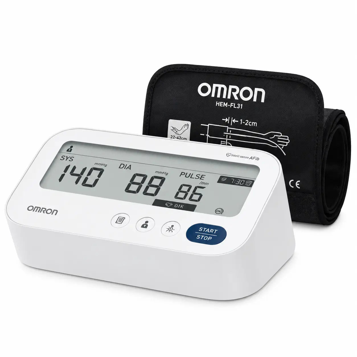 Misuratore di pressione da braccio superiore Omron M3 Comfort , 1 unità