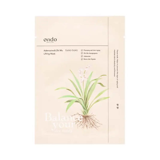 Ondo Beauty 36.5 Maschera Tang-Tang Lifting all'Adenosina e Zhi Mu, 25 g