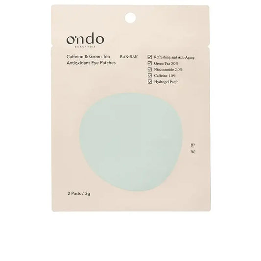 Ondo Beauty 36.5 Cerotti occhi antiossidanti alla caffeina e al tè verde, 2 pz.
