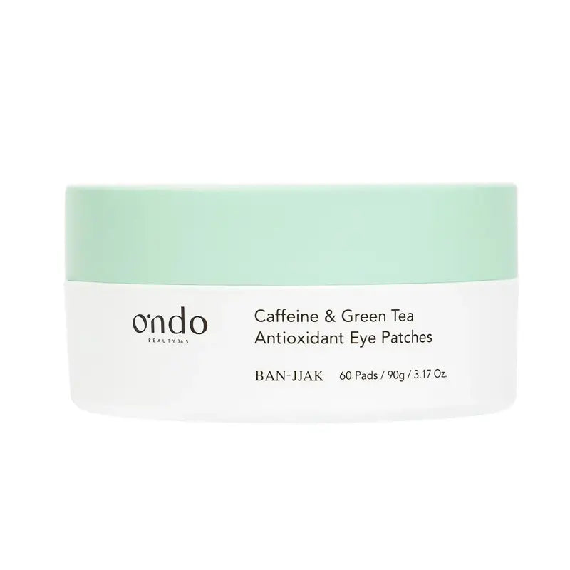 Ondo Beauty 36.5 Cerotti occhi antiossidanti alla caffeina e al tè verde, 60 pezzi.