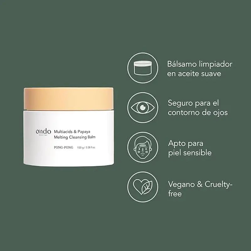 Ondo Beauty 36.5 Balsamo detergente multiacidi e papaya, 100 gr