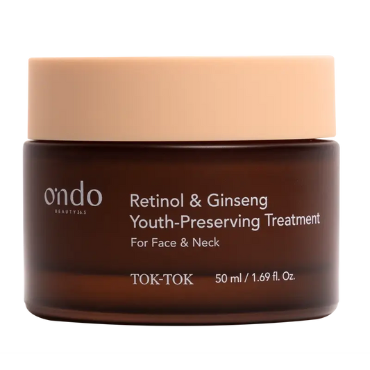 Ondo Beauty 36.5 Trattamento preservante la giovinezza al retinolo e al ginseng, 50 ml