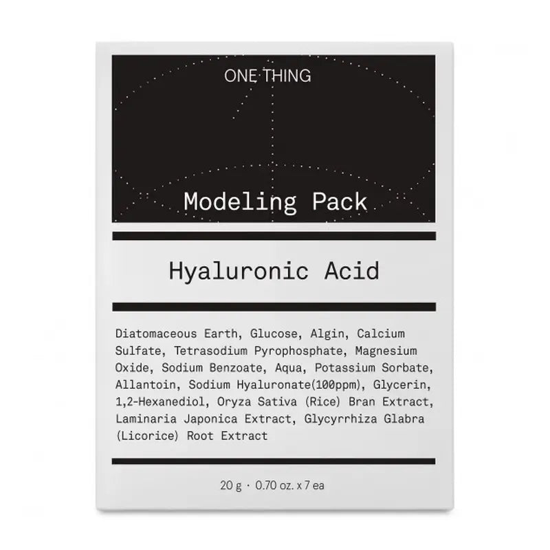 One Thing Acido ialuronico confezione modellante, 20 g