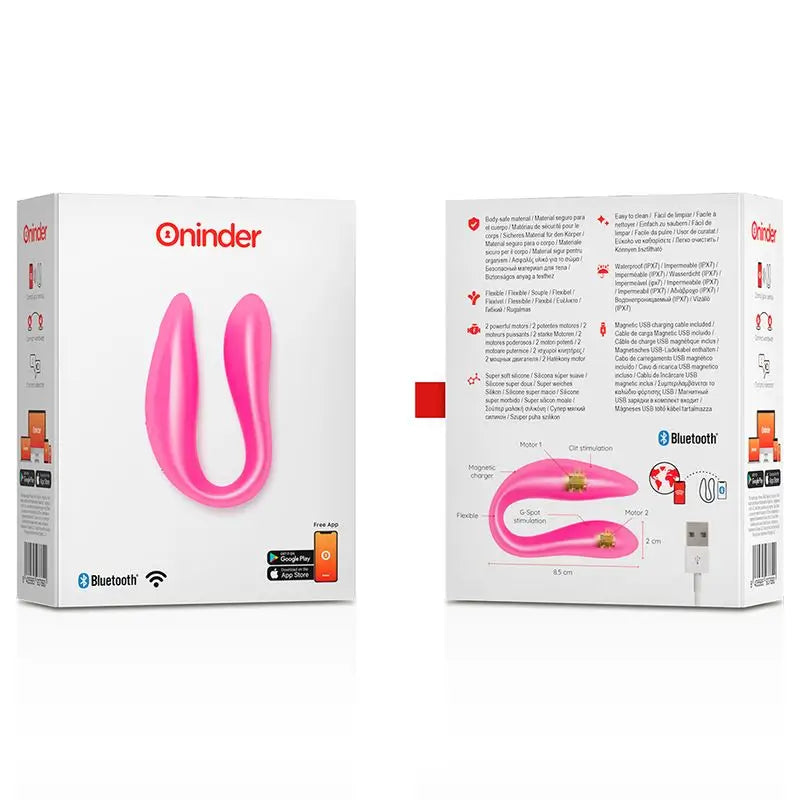 Stimolatore del punto G e del clitoride Oninder Rosa - App gratuita