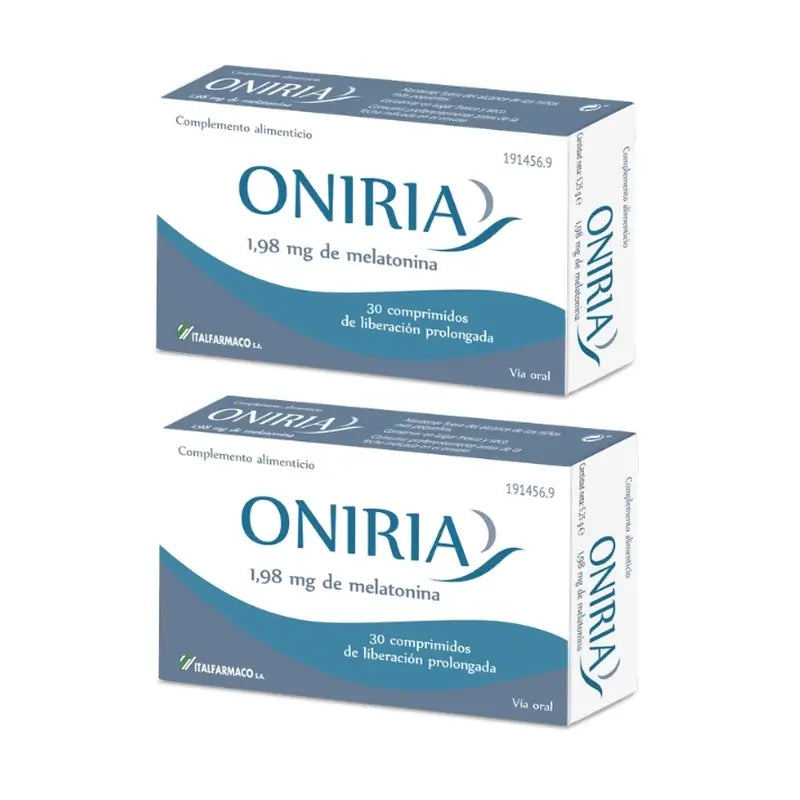 Oniria Lib Prol Nutraceutico 1,98 mg/ Confezione 2 x 30 compresse
