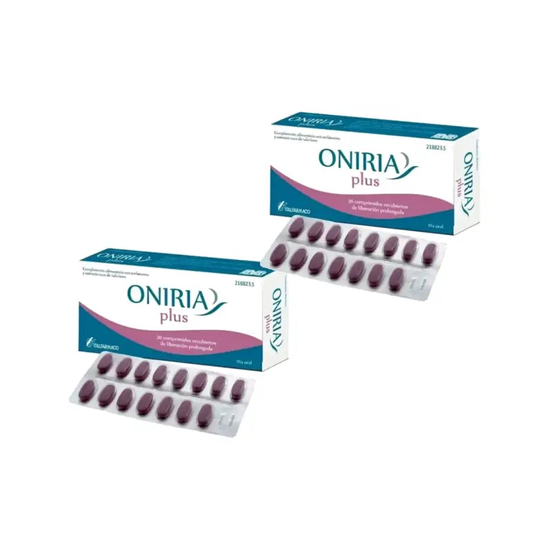 Oniria Plus Compresse rivestite a rilascio prolungato Confezione da 2 x 30 compresse