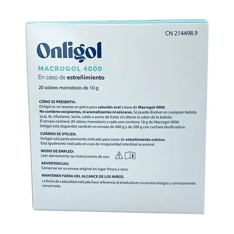Onligol 20 Bustine Da 10G