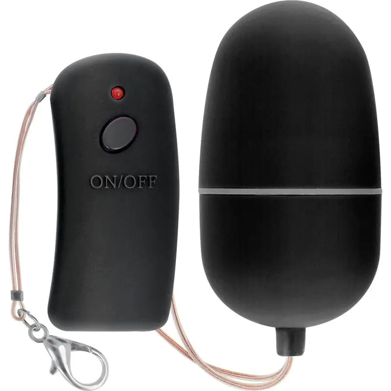 Uovo vibrante telecomandato online - Nero