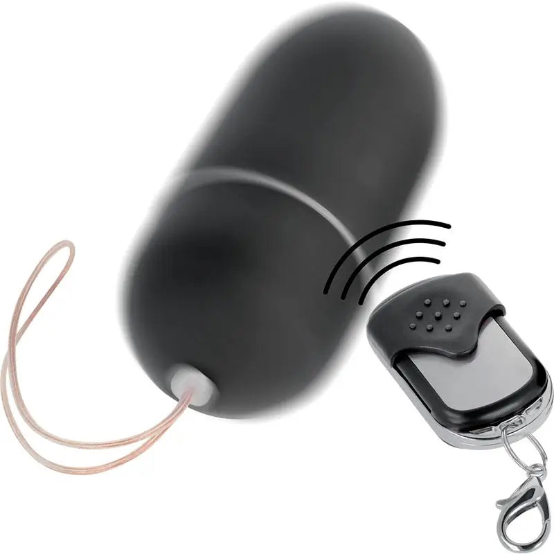 Uovo vibrante telecomandato online L - Nero