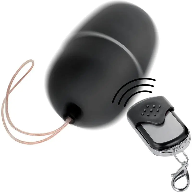 Uovo vibrante telecomandato online M - Nero