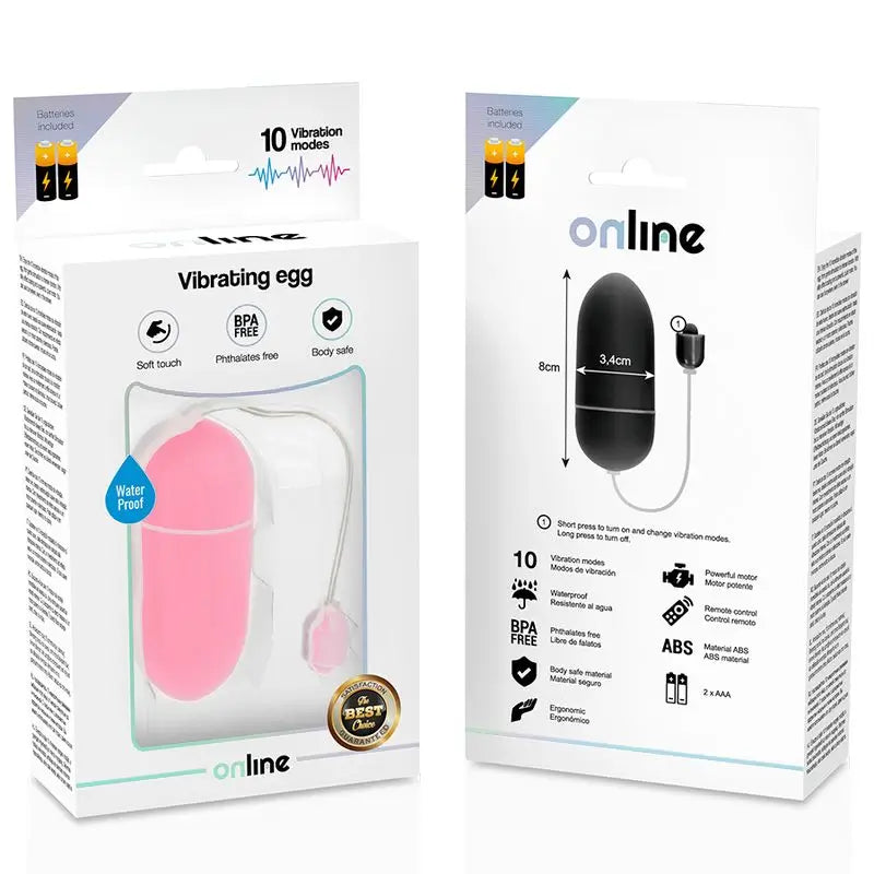 Uovo vibrante impermeabile online - Rosa