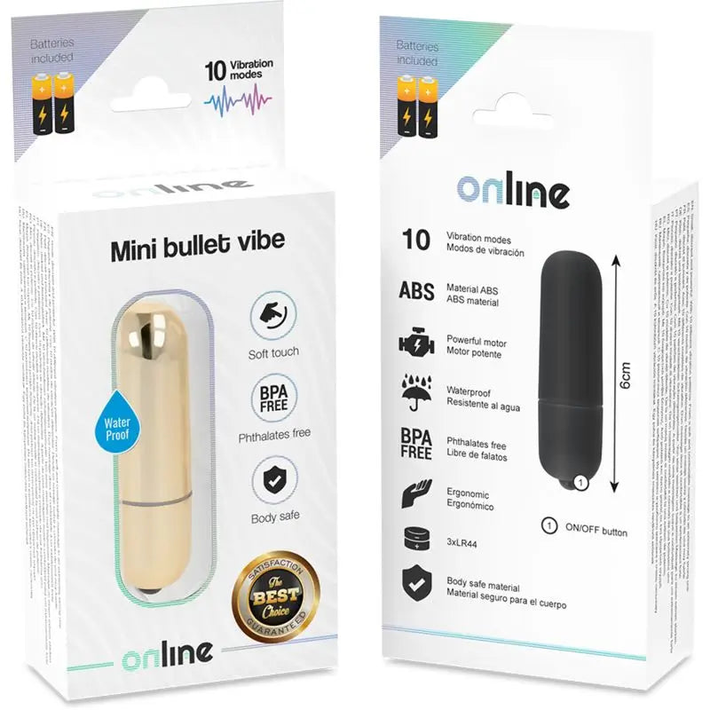Mini proiettile vibrante online - Golden