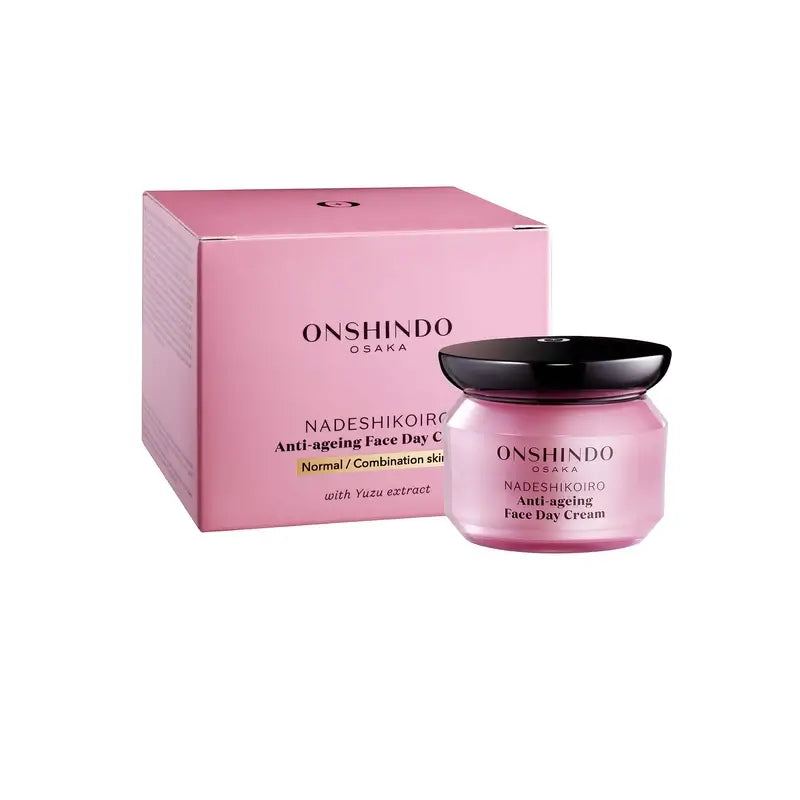 Onshindo Osaka Nadeshikoiro Crema da giorno anti-età per pelli normali e miste, 50 ml