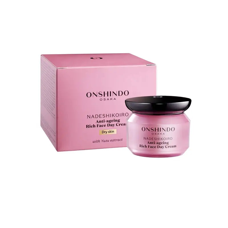 Onshindo Osaka Nadeshikoiro Crema giorno anti-età per pelli secche, 50 ml