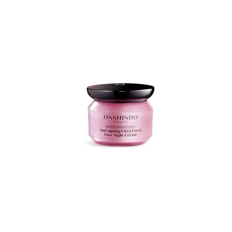 Onshindo Osaka Nadeshikoiro Crema notte anti-età per pelli secche, 50 ml