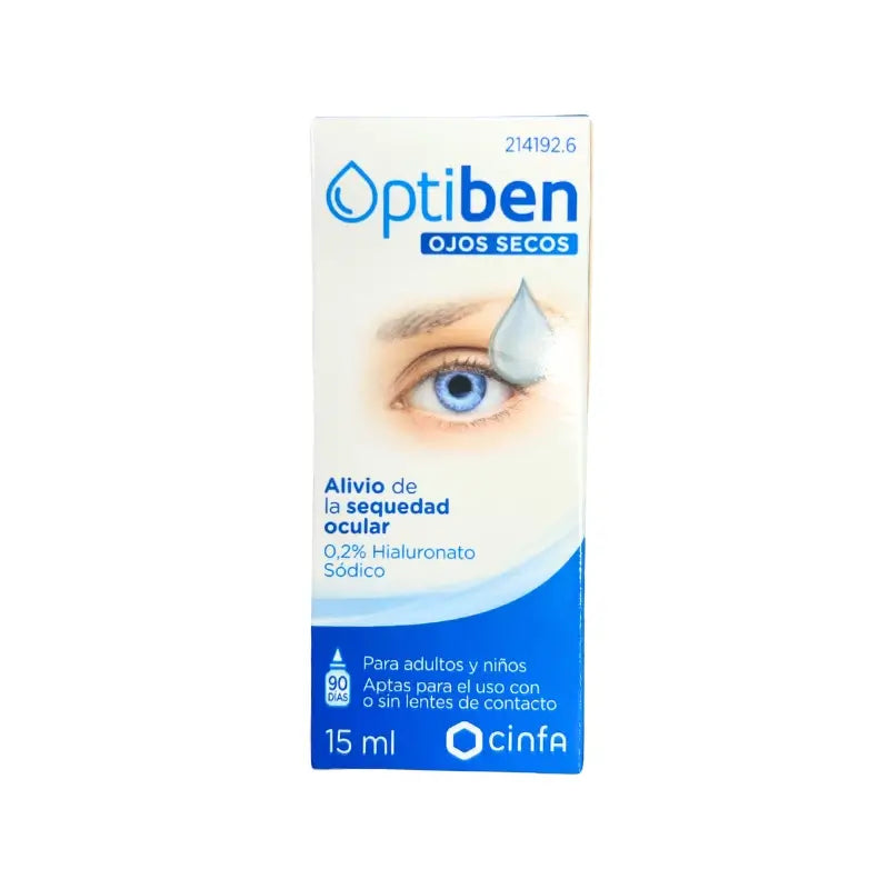 Optiben Gocce per occhi secchi Gocce per occhi secchi, 15 ml