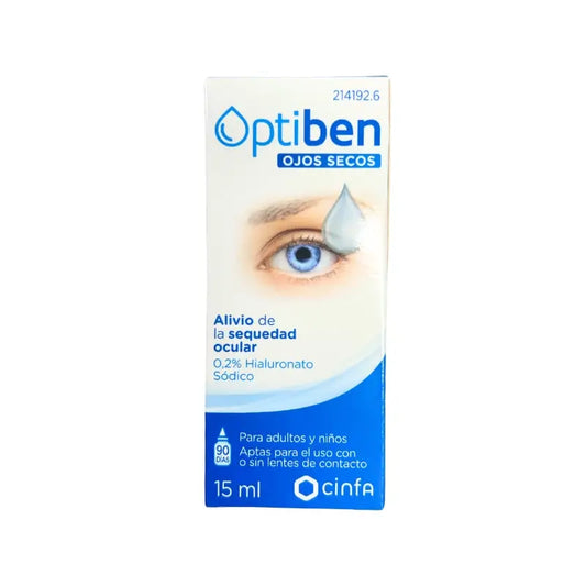 Optiben Gocce per occhi secchi Gocce per occhi secchi, 15 ml
