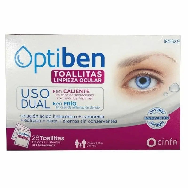 Optiben Salviette a doppio uso, 28 unità