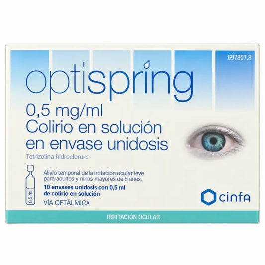 Optispring 0,5 Mg/ml Collirio 10 Soluzione monodose
