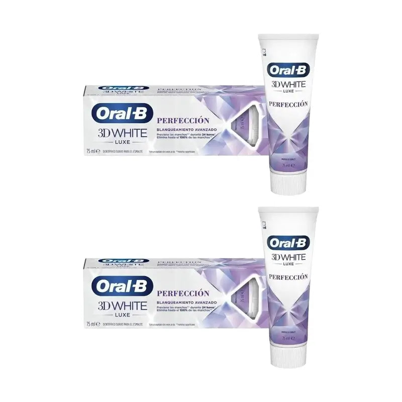 Dentifricio sbiancante Oral-B 3Dwhite Luxe Perfection 2X75 Ml