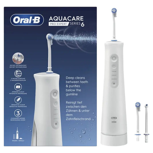 Irrigatore Oral-B Braun Aquacare 6 con tecnologia Oxyjet