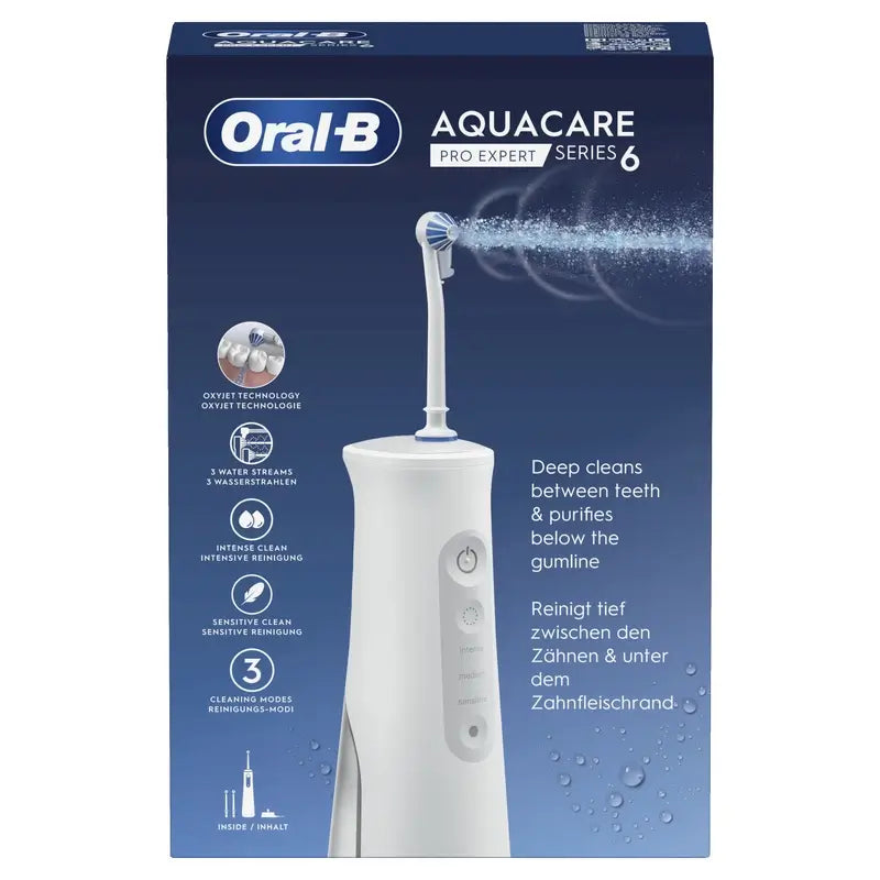 Irrigatore Oral-B Braun Aquacare 6 con tecnologia Oxyjet
