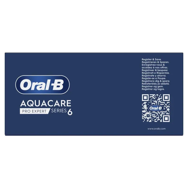 Irrigatore Oral-B Braun Aquacare 6 con tecnologia Oxyjet