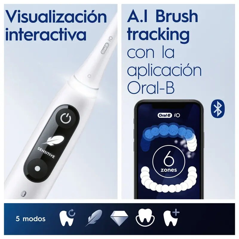 Oral-B Braun Centro odontoiatrico con irrigatore e spazzolino elettrico Oral-B Io6