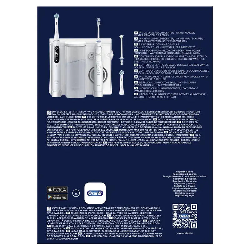 Oral-B Braun Centro odontoiatrico con irrigatore e spazzolino elettrico Oral-B Io6