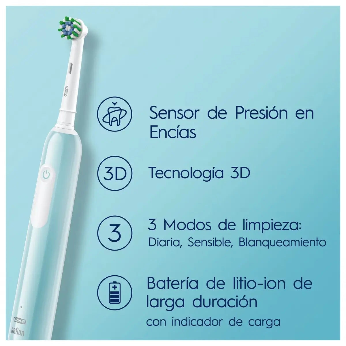 Spazzolino elettrico Oral-B Braun Pro 1 Blu