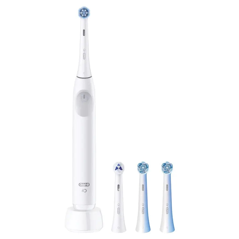 Spazzolino elettrico Oral B Braun Io2 Bianco, 2 testine, 1 confezione