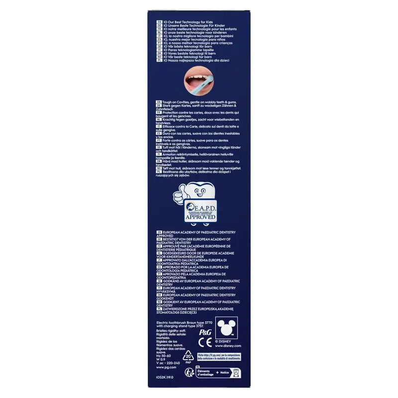 Spazzolino Oral B Braun iO2 per bambini con punto di cucitura
