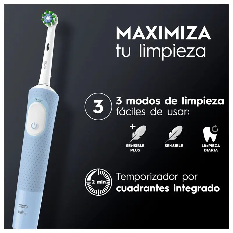 Spazzolino ricaricabile Oral-B Braun Braun Vitality Pro Blu