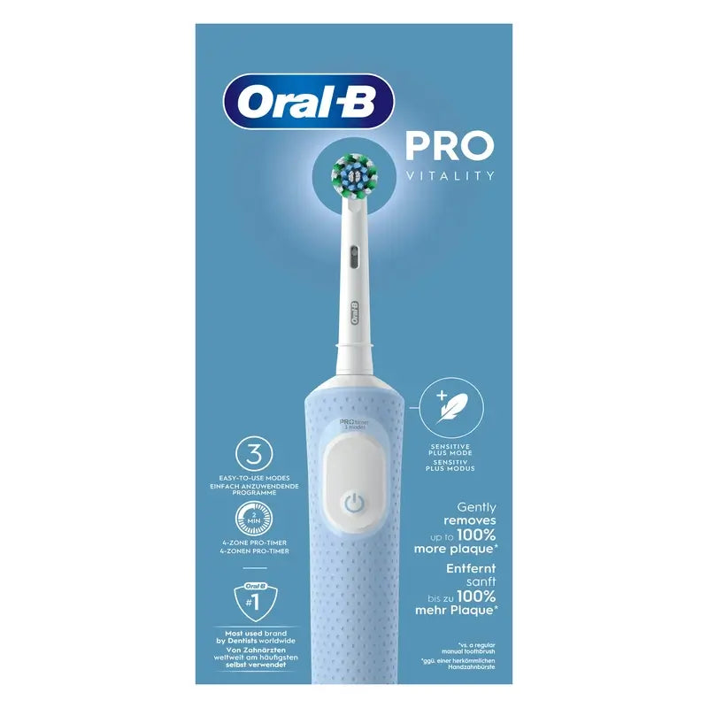 Spazzolino ricaricabile Oral-B Braun Braun Vitality Pro Blu