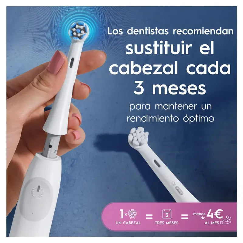 Oral-B Io Gentle Care Original Gengive Sensibili Spazzolini rotondi di ricambio , 6 pezzi