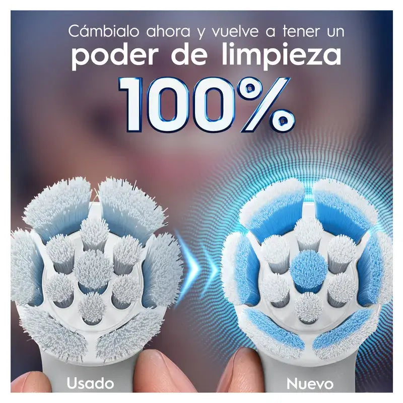 Oral-B Io Gentle Care Original Gengive Sensibili Spazzolini rotondi di ricambio , 6 pezzi