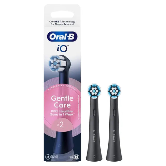 Oral-B Braun iO Gentle Care Refill Black, 2 pcs.