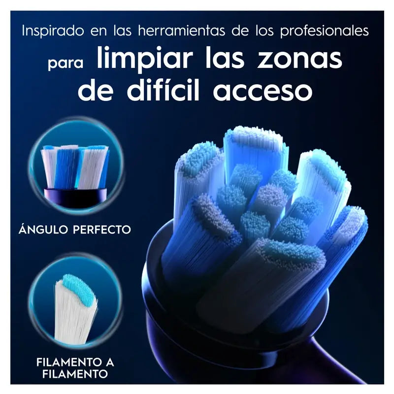 Testine di ricambio Oral B iO Ultimate Clean Black, confezione da 4 pz.