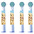 Spazzolini di ricambio Oral-B Braun Kids Disney Il Re Leone, 4 pezzi.