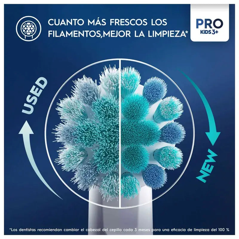 Spazzolini di ricambio Oral-B Braun Kids Disney Il Re Leone, 4 pezzi.