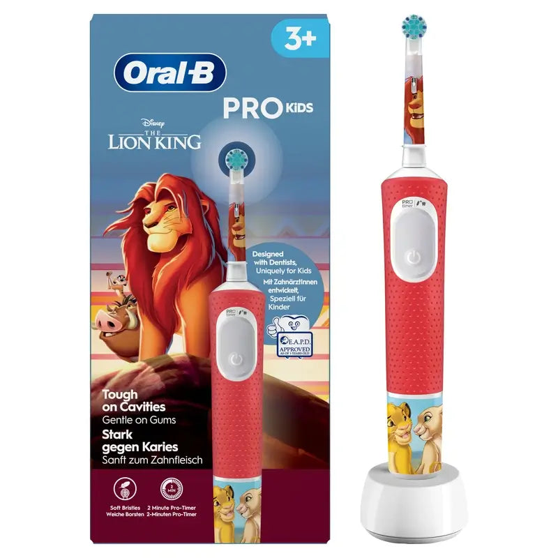 Spazzolino elettrico Oral-B Braun Pro Kids Il Re Leone Progettato da Braun