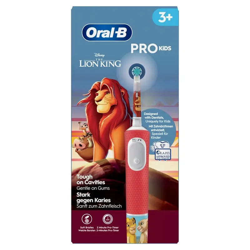 Spazzolino elettrico Oral-B Braun Pro Kids Il Re Leone Progettato da Braun