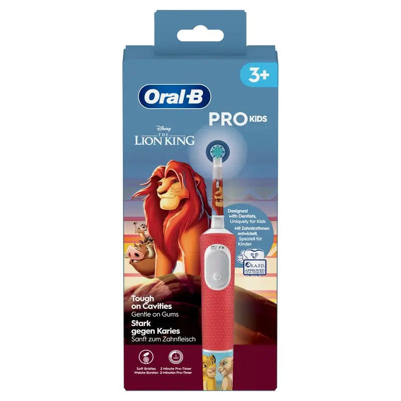Spazzolino elettrico Oral-B Braun Pro Kids Il Re Leone Progettato da Braun